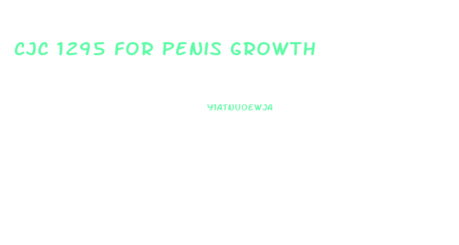 Cjc 1295 For Penis Growth