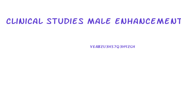 Clinical Studies Male Enhancement