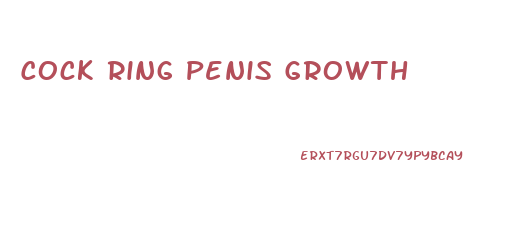 Cock Ring Penis Growth