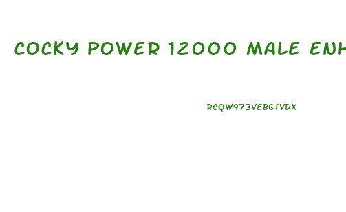 Cocky Power 12000 Male Enhancement