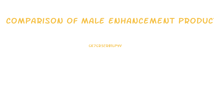 Comparison Of Male Enhancement Products