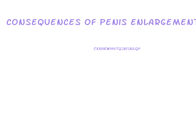 Consequences Of Penis Enlargement Pjlls