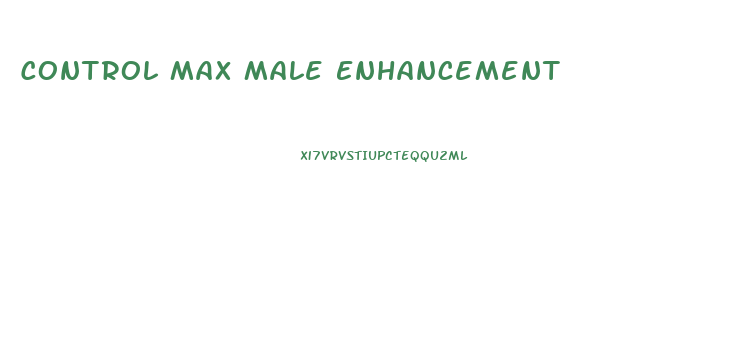 Control Max Male Enhancement
