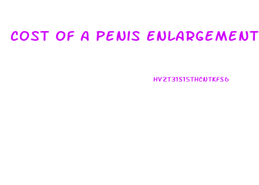 Cost Of A Penis Enlargement