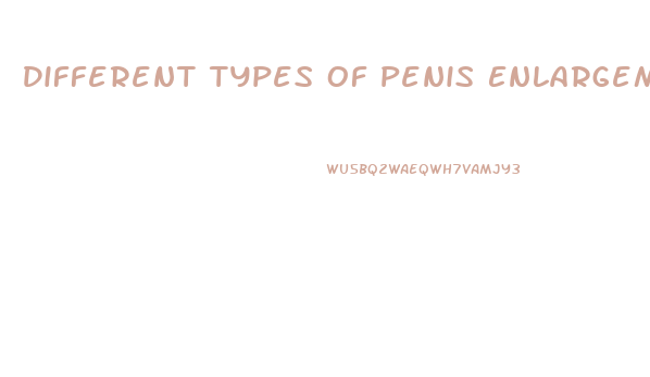 Different Types Of Penis Enlargement Surgery