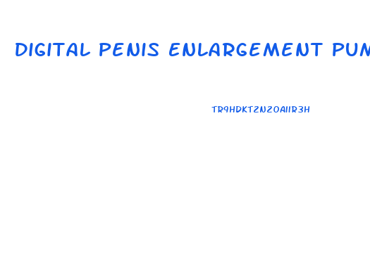 Digital Penis Enlargement Pump