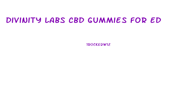 Divinity Labs Cbd Gummies For Ed