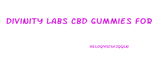 Divinity Labs Cbd Gummies For Ed