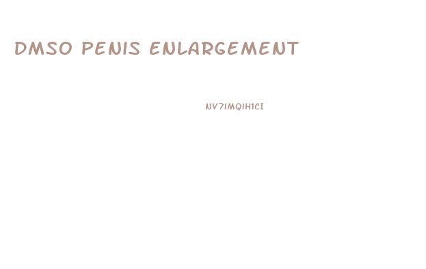 Dmso Penis Enlargement