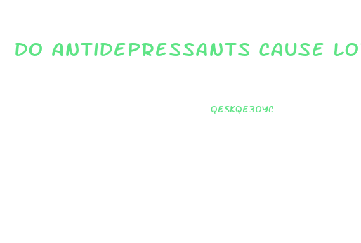 Do Antidepressants Cause Low Libido