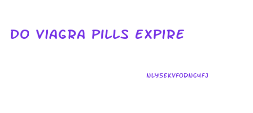 Do Viagra Pills Expire