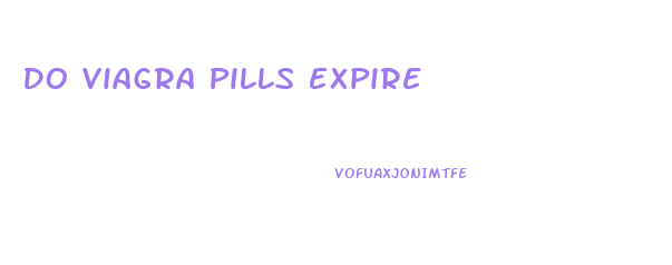 Do Viagra Pills Expire