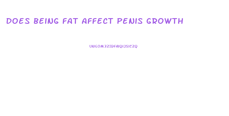 Does Being Fat Affect Penis Growth