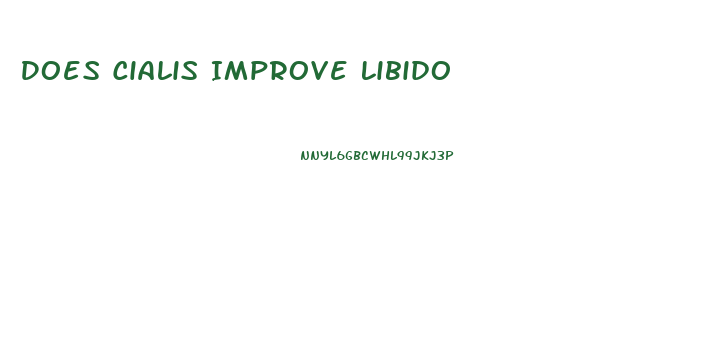Does Cialis Improve Libido