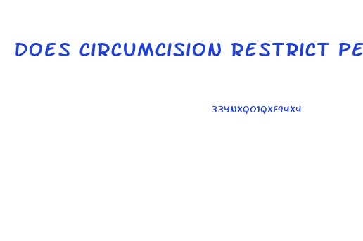 Does Circumcision Restrict Penis Growth