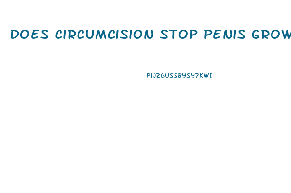 Does Circumcision Stop Penis Growth
