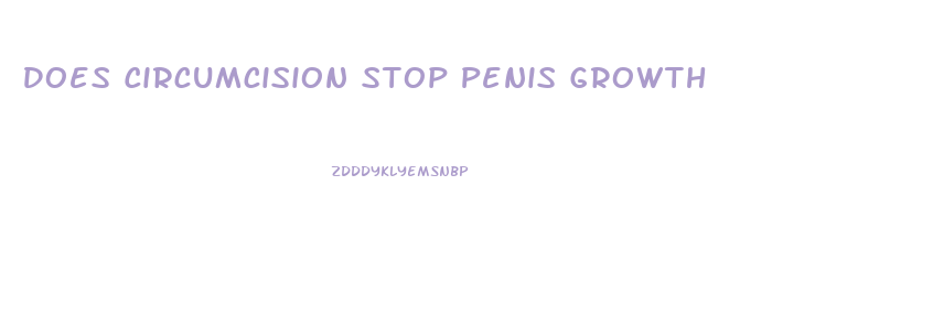 Does Circumcision Stop Penis Growth