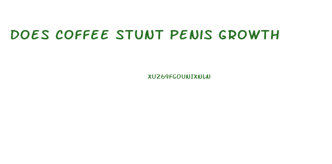 Does Coffee Stunt Penis Growth