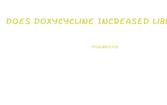 Does Doxycycline Increased Libido