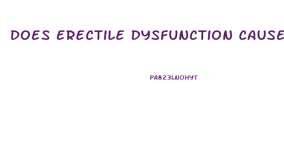 Does Erectile Dysfunction Cause Prostate Cancer