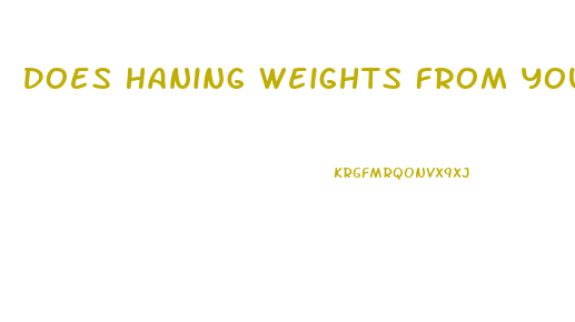 Does Haning Weights From Your Penis Help Enlarging It