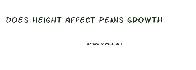 Does Height Affect Penis Growth