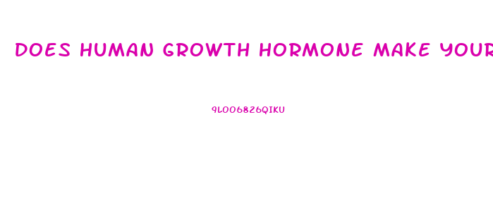 Does Human Growth Hormone Make Your Penis Bigger