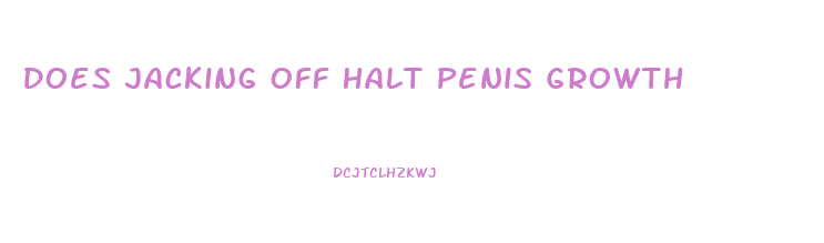 Does Jacking Off Halt Penis Growth