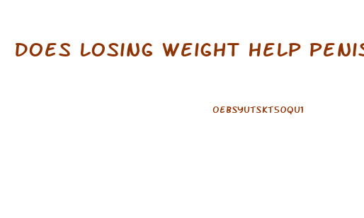 Does Losing Weight Help Penis Growth