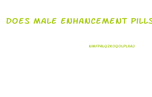 Does Male Enhancement Pills Cause Hair Loss