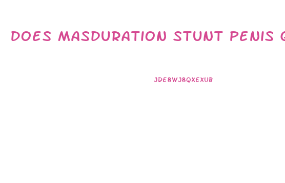 Does Masduration Stunt Penis Growth