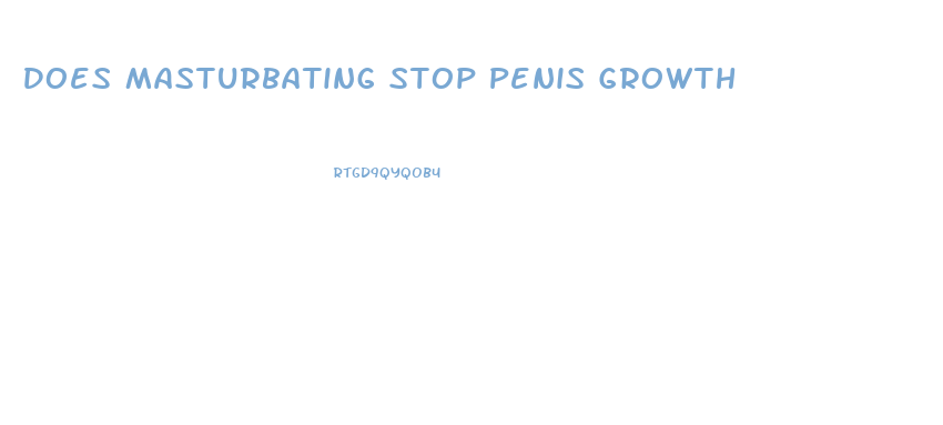 Does Masturbating Stop Penis Growth