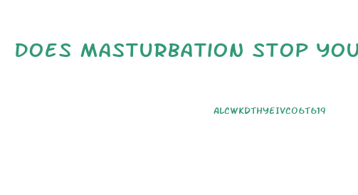Does Masturbation Stop Your Penis Growth