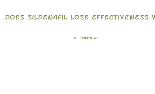 Does Sildenafil Lose Effectiveness When Outdated