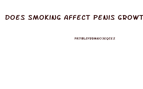 Does Smoking Affect Penis Growth