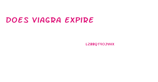 Does Viagra Expire