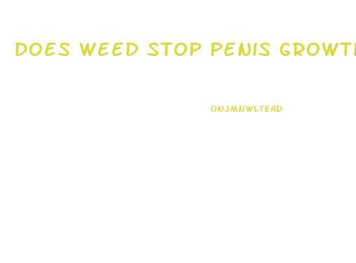 Does Weed Stop Penis Growth