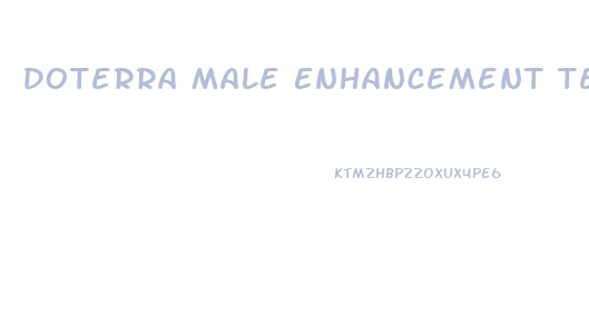 Doterra Male Enhancement Testosterone