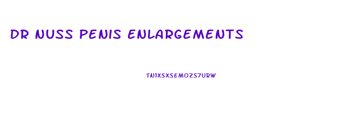 Dr Nuss Penis Enlargements