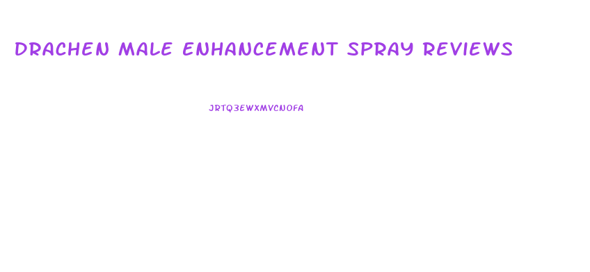 Drachen Male Enhancement Spray Reviews