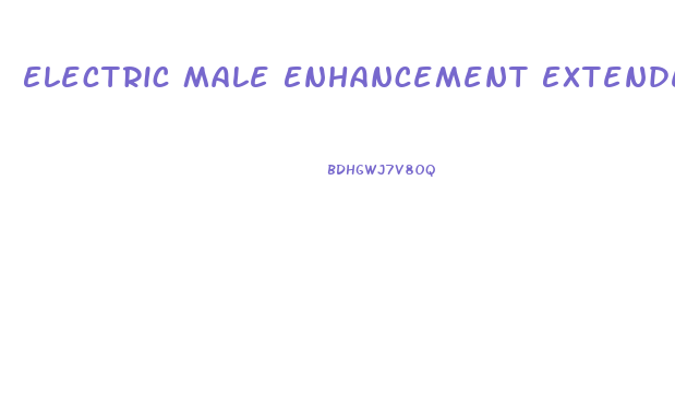 Electric Male Enhancement Extender