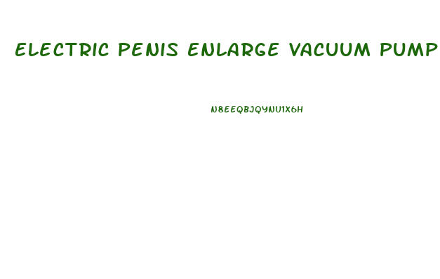 Electric Penis Enlarge Vacuum Pump