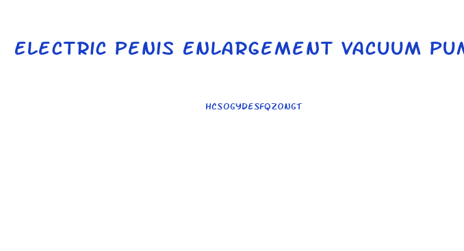 Electric Penis Enlargement Vacuum Pump