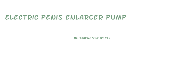 Electric Penis Enlarger Pump