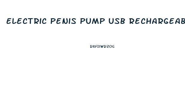 Electric Penis Pump Usb Rechargeable Automatic Penis Enlargement