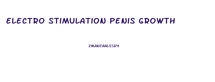 Electro Stimulation Penis Growth