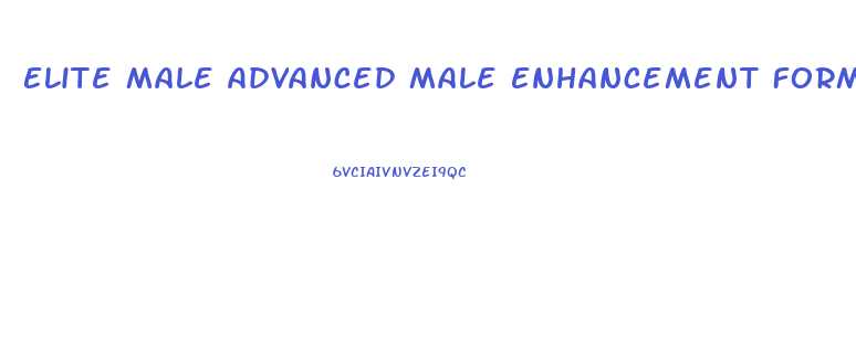 Elite Male Advanced Male Enhancement Formula Ingredients