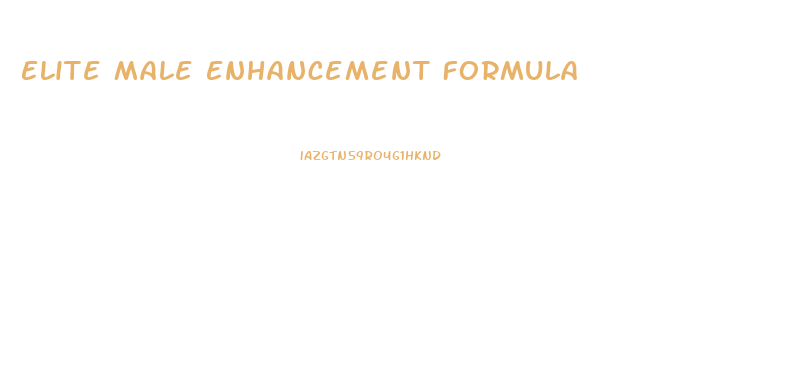 Elite Male Enhancement Formula