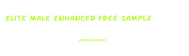 Elite Male Enhancer Free Sample