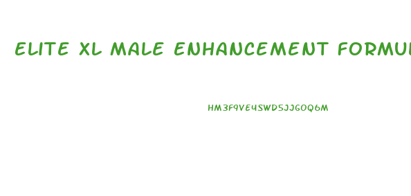 Elite Xl Male Enhancement Formula